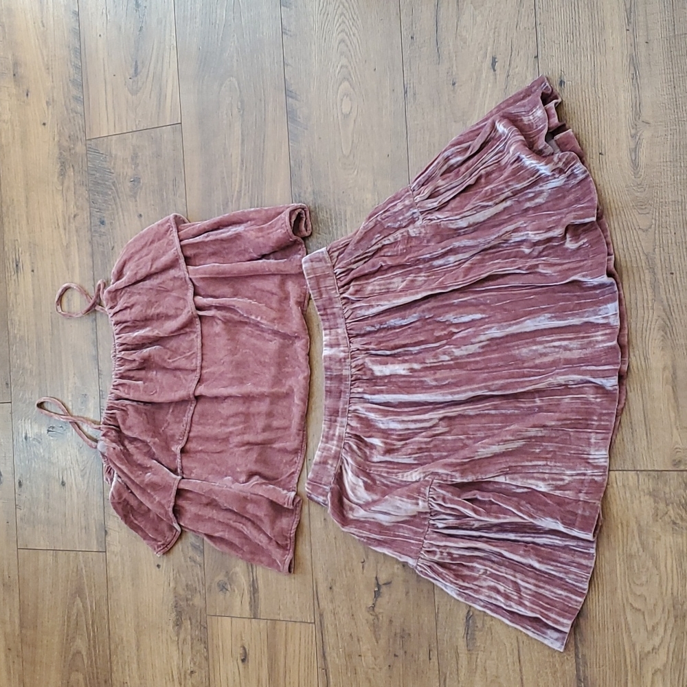 Madewell skirt and matching top set
